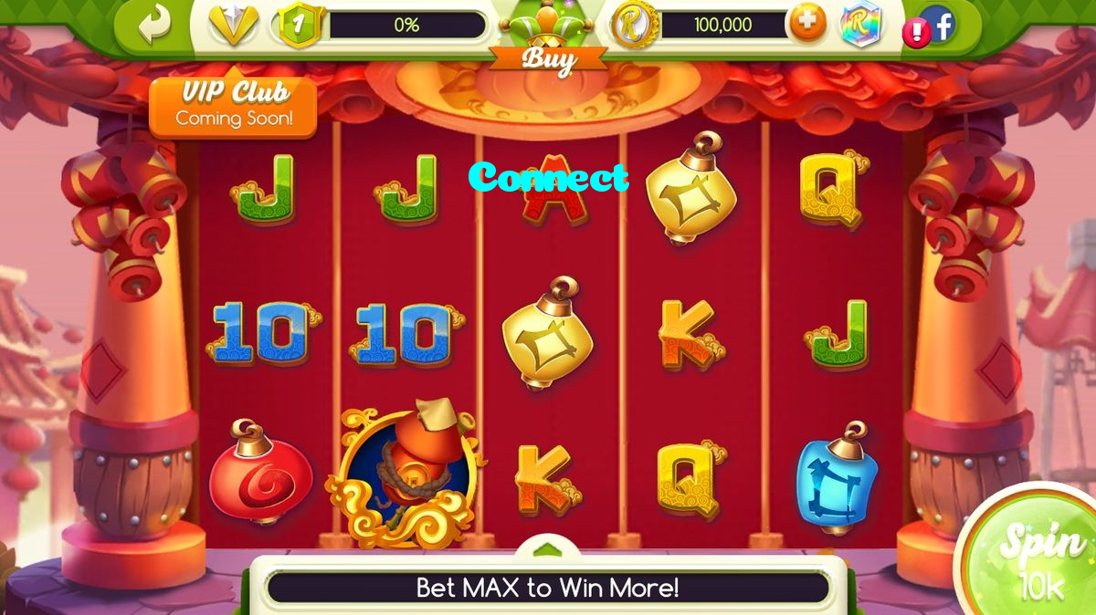 Connect casino presented on mobile device in Pakistan with slots and live games